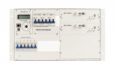 ИБЭП-220(380)/60В-100А-2/4 (1500)-6U-LAN