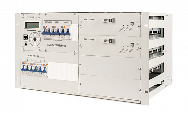 ИБЭП-220(380)/60В-100А-2/4 (1500)-6U-LAN