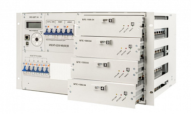 ИБЭП-220(380)/48В-120А-4/4 (1500)-6U-LAN
